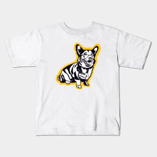 Cute Welsh Corgi Kids T-Shirt